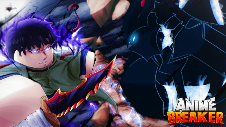 Official Roblox store thumbnail 2 of 6 for the game, showing an anime-style fighter